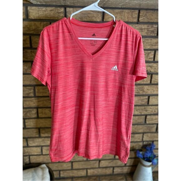 Adidas Women’s Climalite V-Neck Shirt‎ - Picture 1 of 6